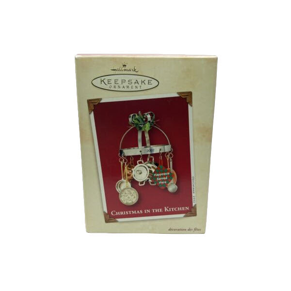 2002 Christmas in the Kitchen Hallmark Ornament (Kitchen) QX8956