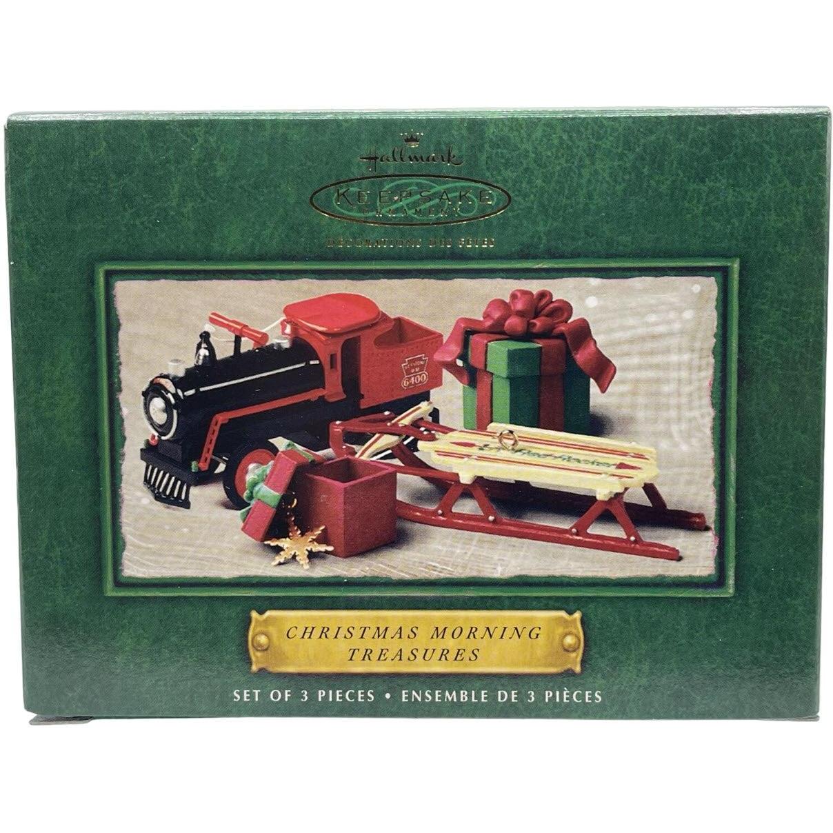 2002 Christmas Morning Treasures Hallmark Ornament (Santa's Big Night) QXI5346