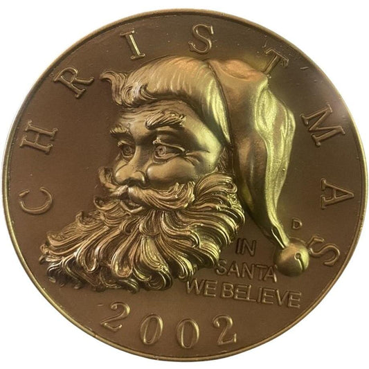 2002 Christmas Tree Gift Clip Hallmark Ornament (Santa Claus) QX2896