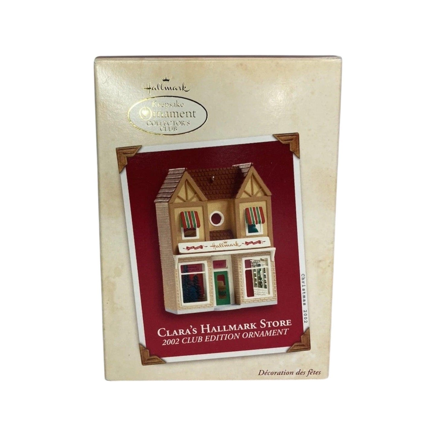 2002 Clara's Hallmark Store Hallmark Ornament (Nostalgic Houses and Shops) QXC4583 Image2
