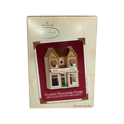 2002 Clara's Hallmark Store Hallmark Ornament (Nostalgic Houses and Shops) QXC4583 Image2