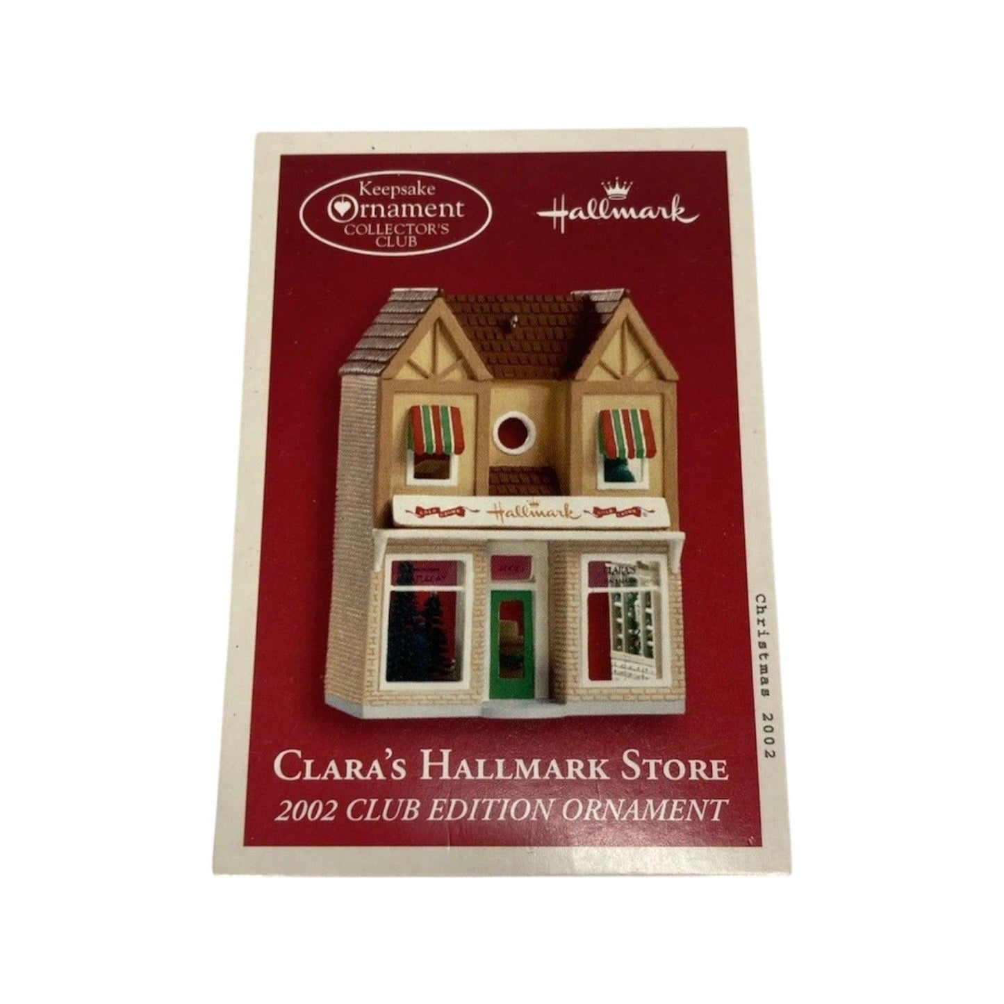 2002 Clara's Hallmark Store Hallmark Ornament (Nostalgic Houses and Shops) QXC4583 Image3