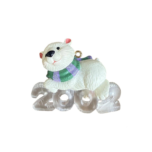 2002 Cool Decade #3 -Polar Bear Hallmark Ornament (Cool Decade) QX8016 Image1