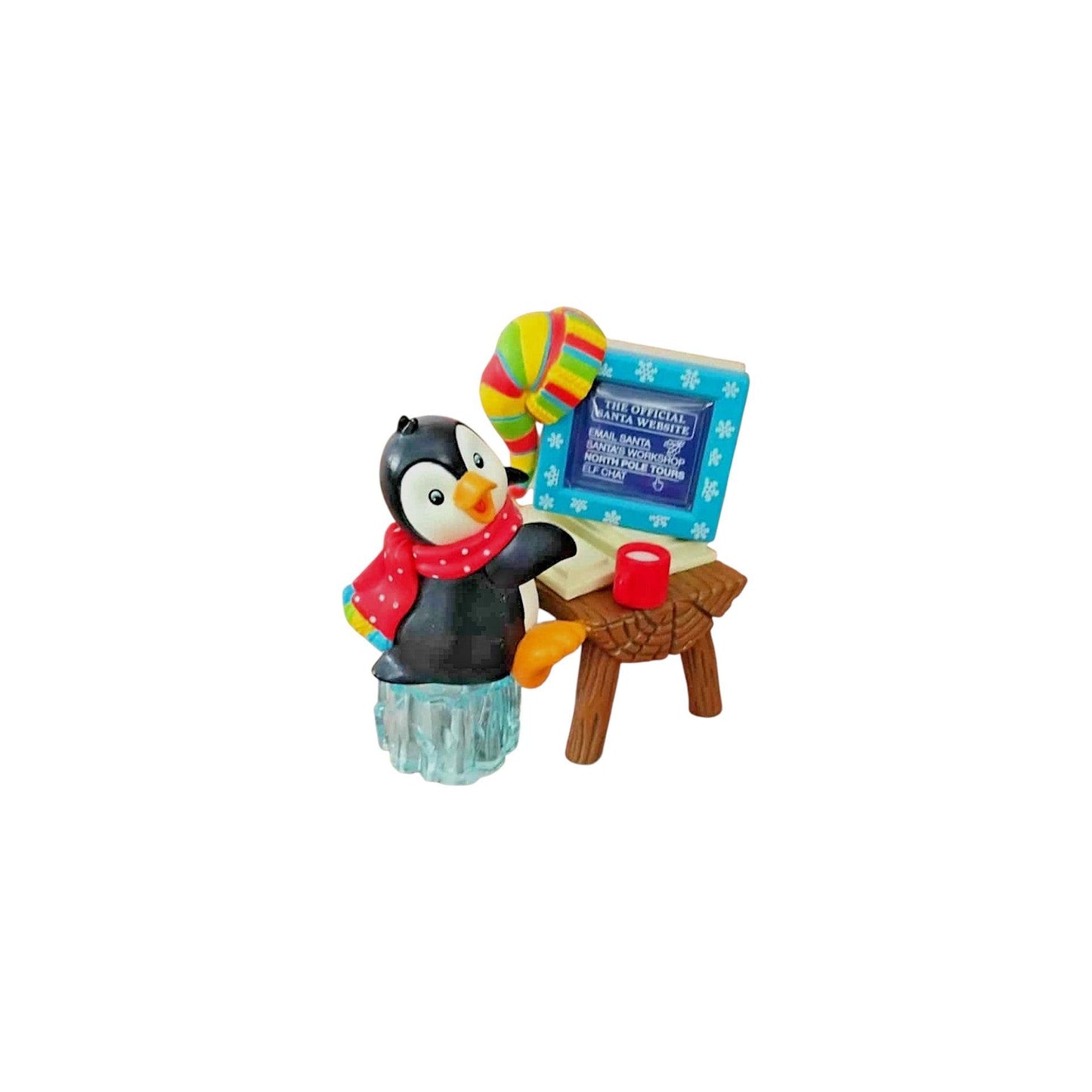 2002 Cyber Penguin Carlton Cards Ornaments (Penguins) CXOR-124G Image1