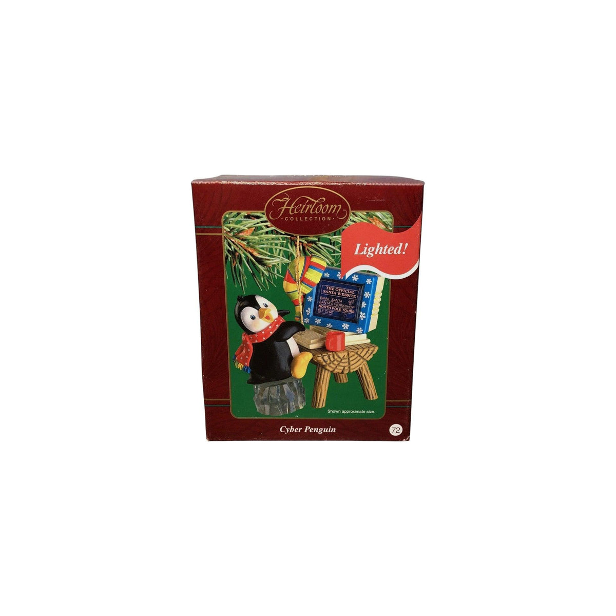2002 Cyber Penguin Carlton Cards Ornaments (Penguins) CXOR-124G Image2