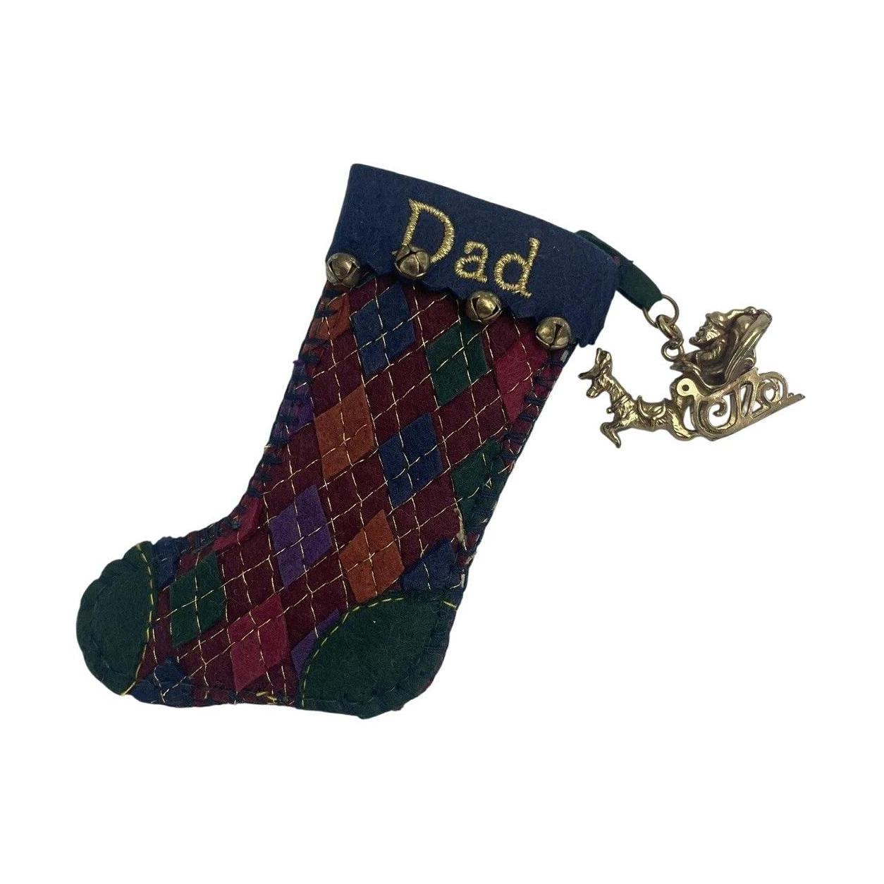 2002 Dad Hallmark Ornament (Stocking) QX8936 Image1