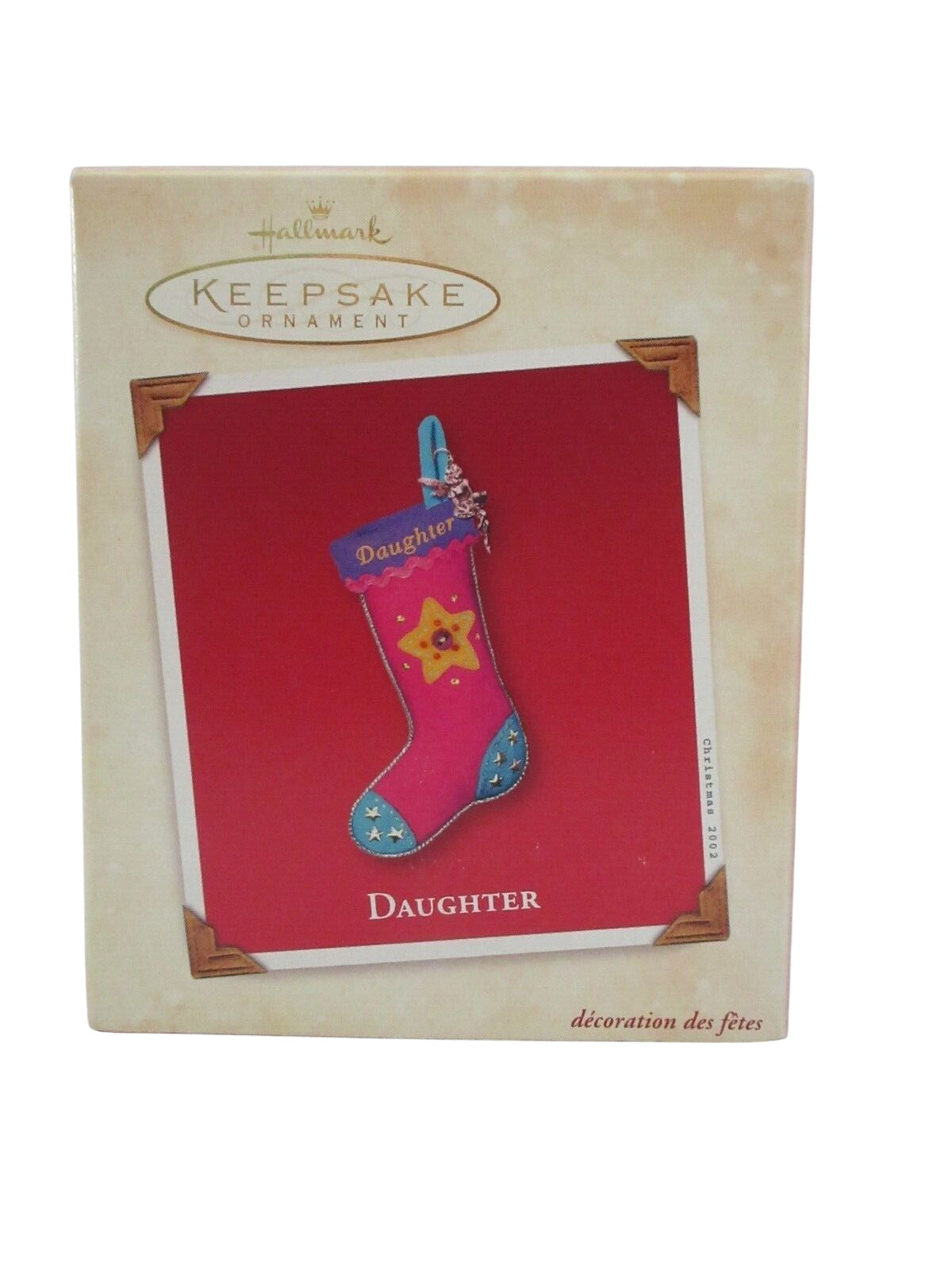 2002 Daughter Hallmark Ornament (Stocking) QX8946