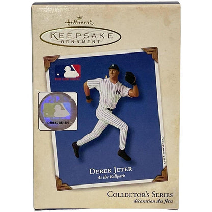 2002 Derek Jeter Hallmark Ornament (At the Ballpark) QXI5242