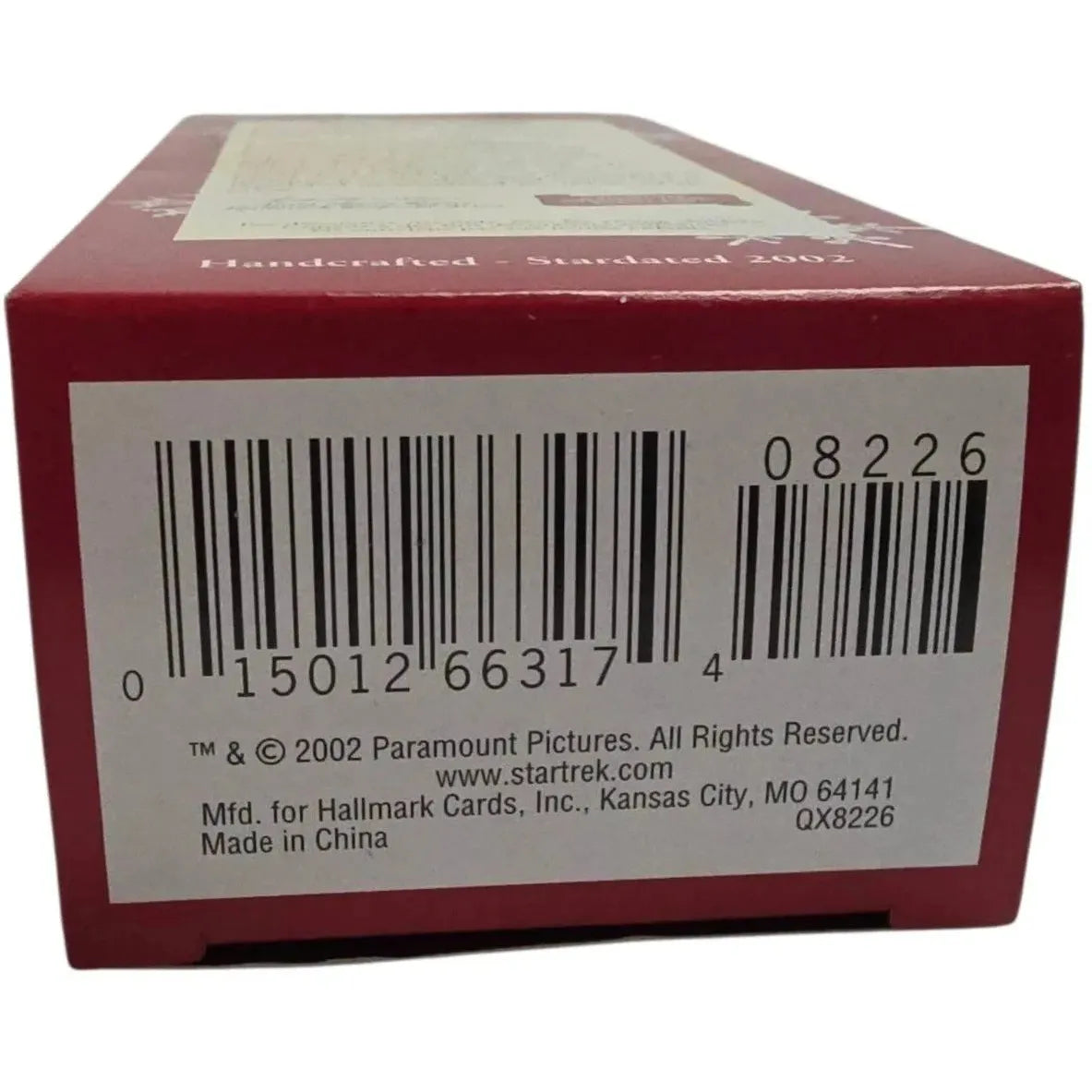 2002 Doctor Hallmark Ornament (Star Trek) QX8226