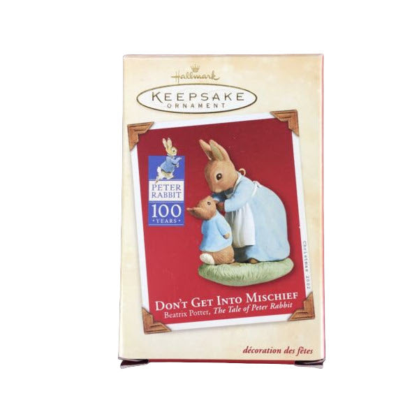 2002 Don't Get Into Mischief Hallmark Ornament (The Tale of Peter Rabbit) QX2906