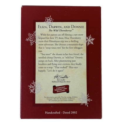 2002 Eliza, Darwin, and Donnie Hallmark Ornament (The Wild Thornberrys) QXI5263