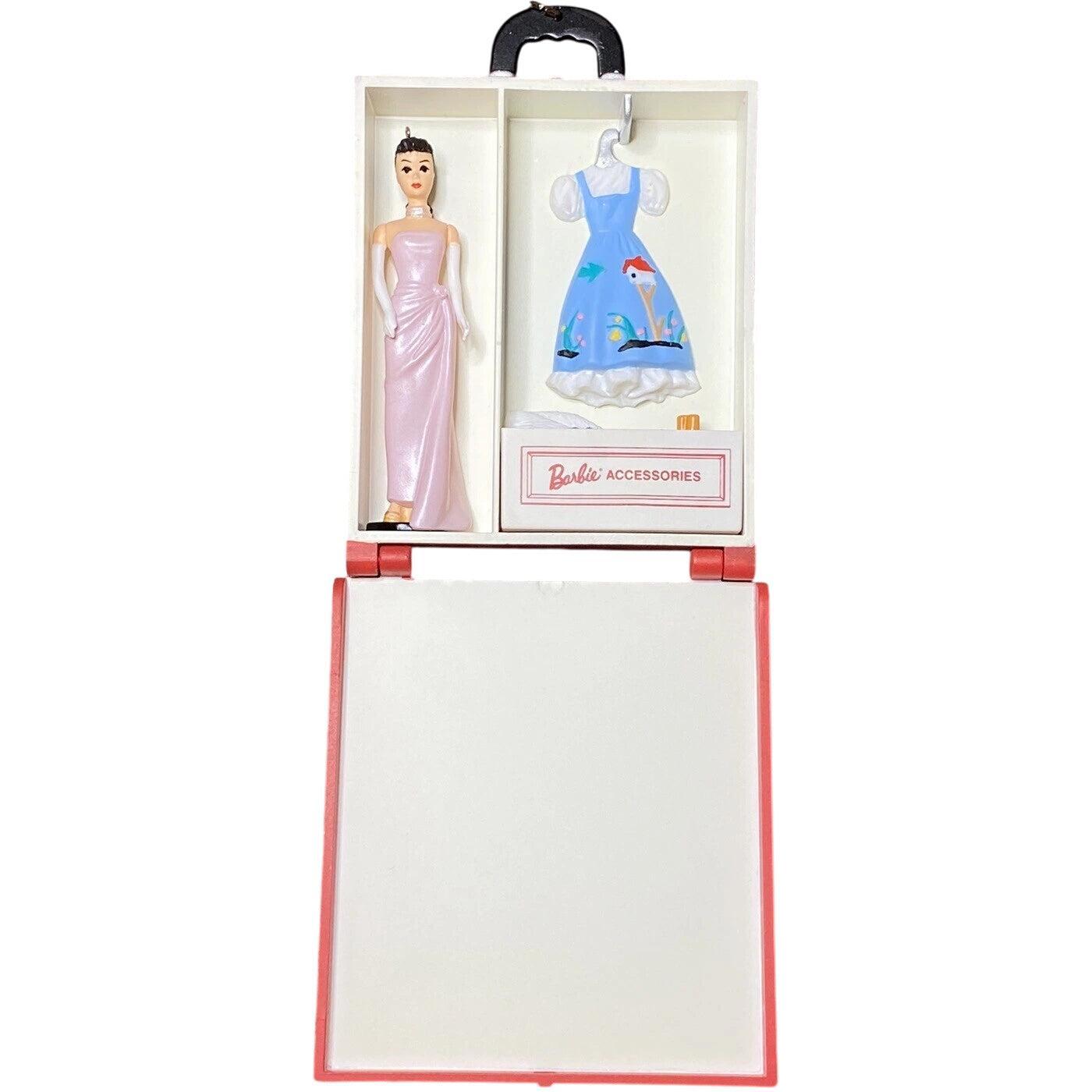 2002 Enchanted Evening Case & Barbie Hallmark Ornament (Barbie Cases) QXM4383