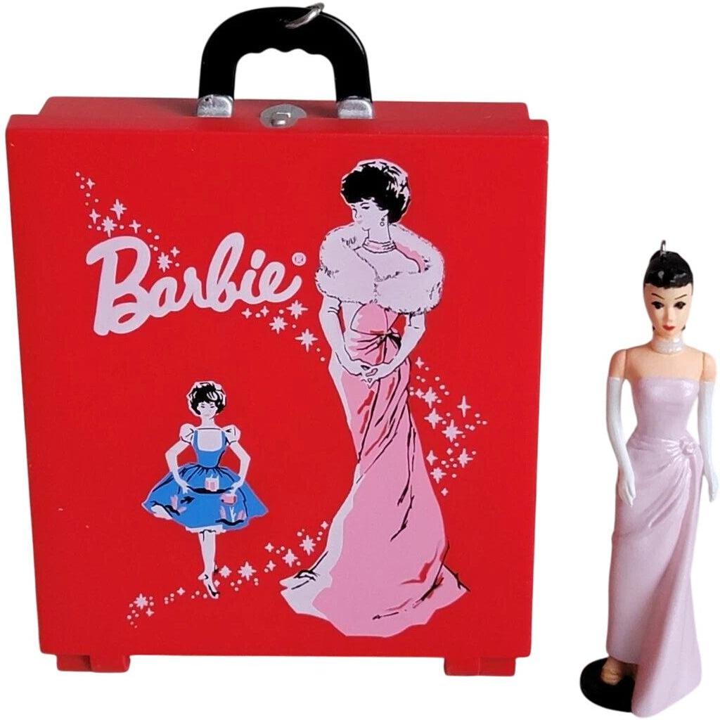 2002 Enchanted Evening Case & Barbie Hallmark Ornament (Barbie Cases) QXM4383
