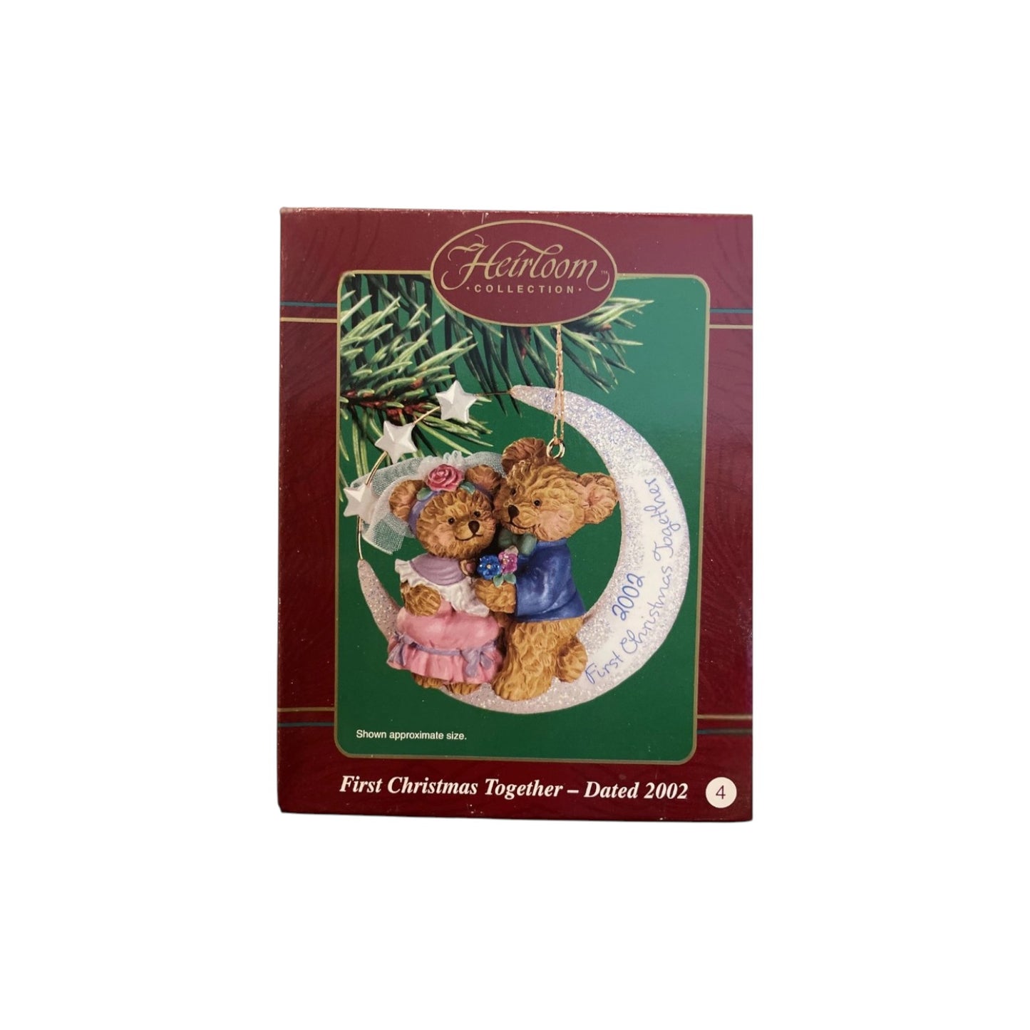 2002 First Christmas Together Carlton Cards Ornaments (Our First Christmas) CXOR-007G Image2
