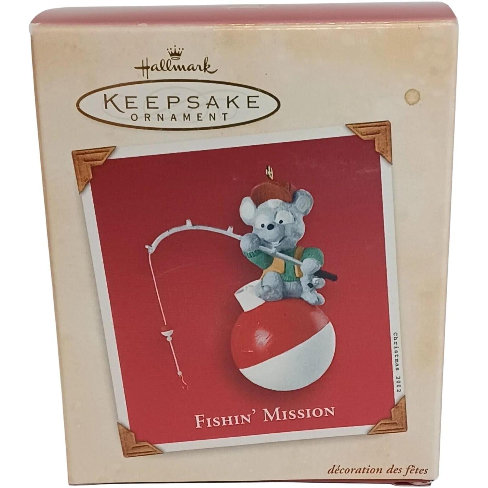 2002 Fishin' Mission Hallmark Ornament (Fishing) QX8736