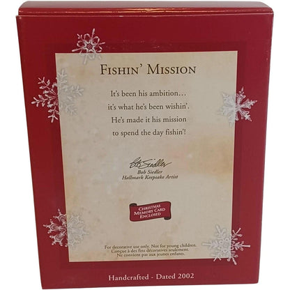 2002 Fishin' Mission Hallmark Ornament (Fishing) QX8736