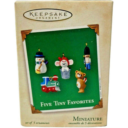 2002 Five Tiny Favorites Hallmark Ornament (Santa's Big Night) QXM4566