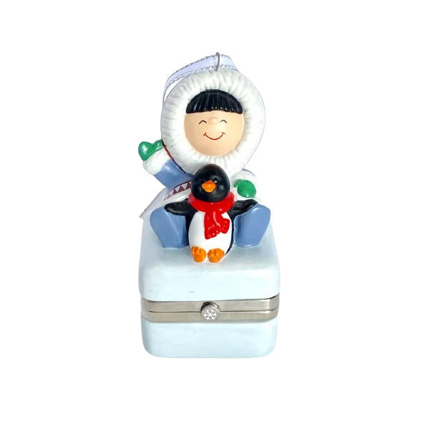 2002 Frosty Friends Porcelain Box (Frosty Friends)