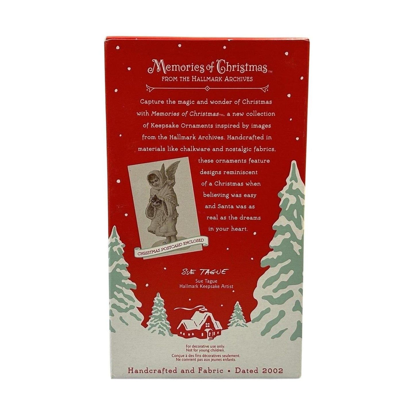 2002 Gentle Angel Hallmark Ornament (Memories of Christmas) QP1426 Image8