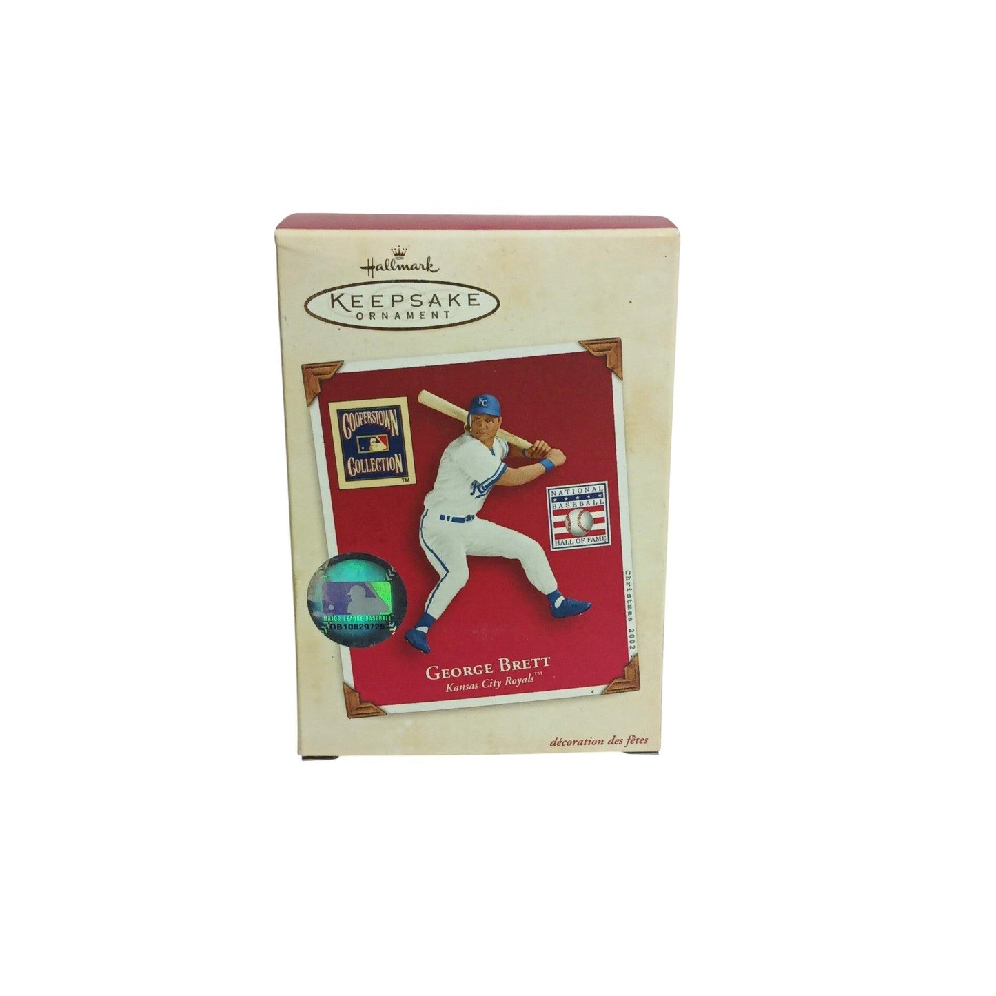 2002 George Brett, Kansas City Royals Hallmark Ornament (At the Ballpark) QXI5296 Image2