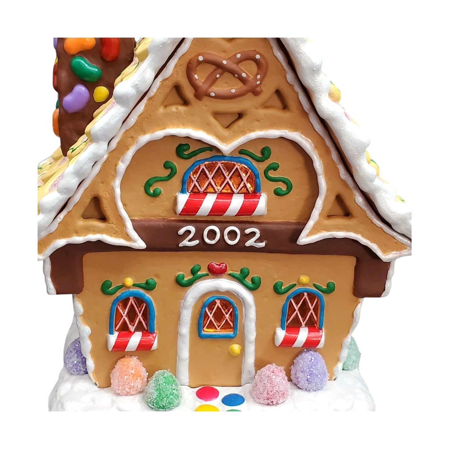 2002 Gingerbread Cottage Hallmark Ornament (Gingerbread) QLX7683 Image5