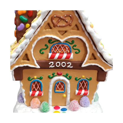 2002 Gingerbread Cottage Hallmark Ornament (Gingerbread) QLX7683 Image5
