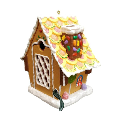 2002 Gingerbread Cottage Hallmark Ornament (Gingerbread) QLX7683 Image6