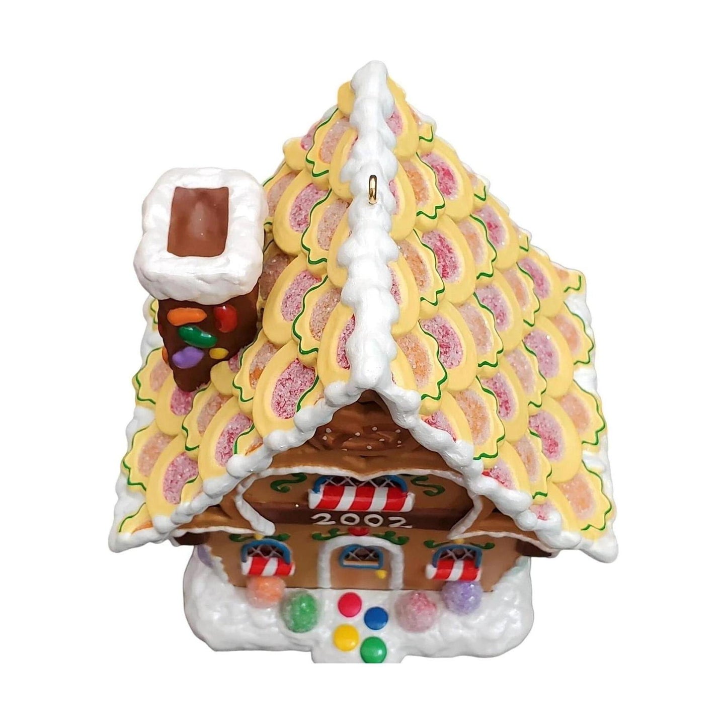 2002 Gingerbread Cottage Hallmark Ornament (Gingerbread) QLX7683 Image7
