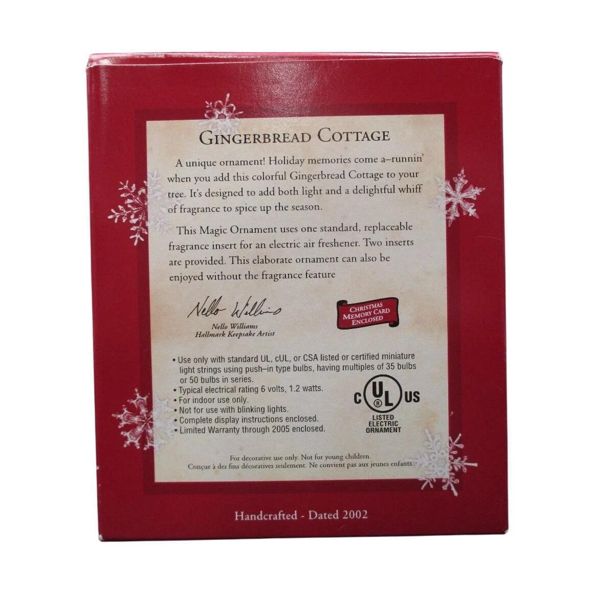 2002 Gingerbread Cottage Hallmark Ornament (Gingerbread) QLX7683 Image8