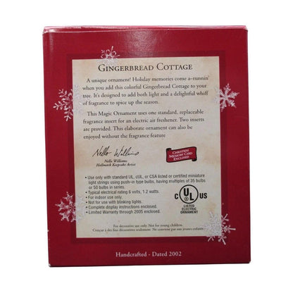 2002 Gingerbread Cottage Hallmark Ornament (Gingerbread) QLX7683 Image8