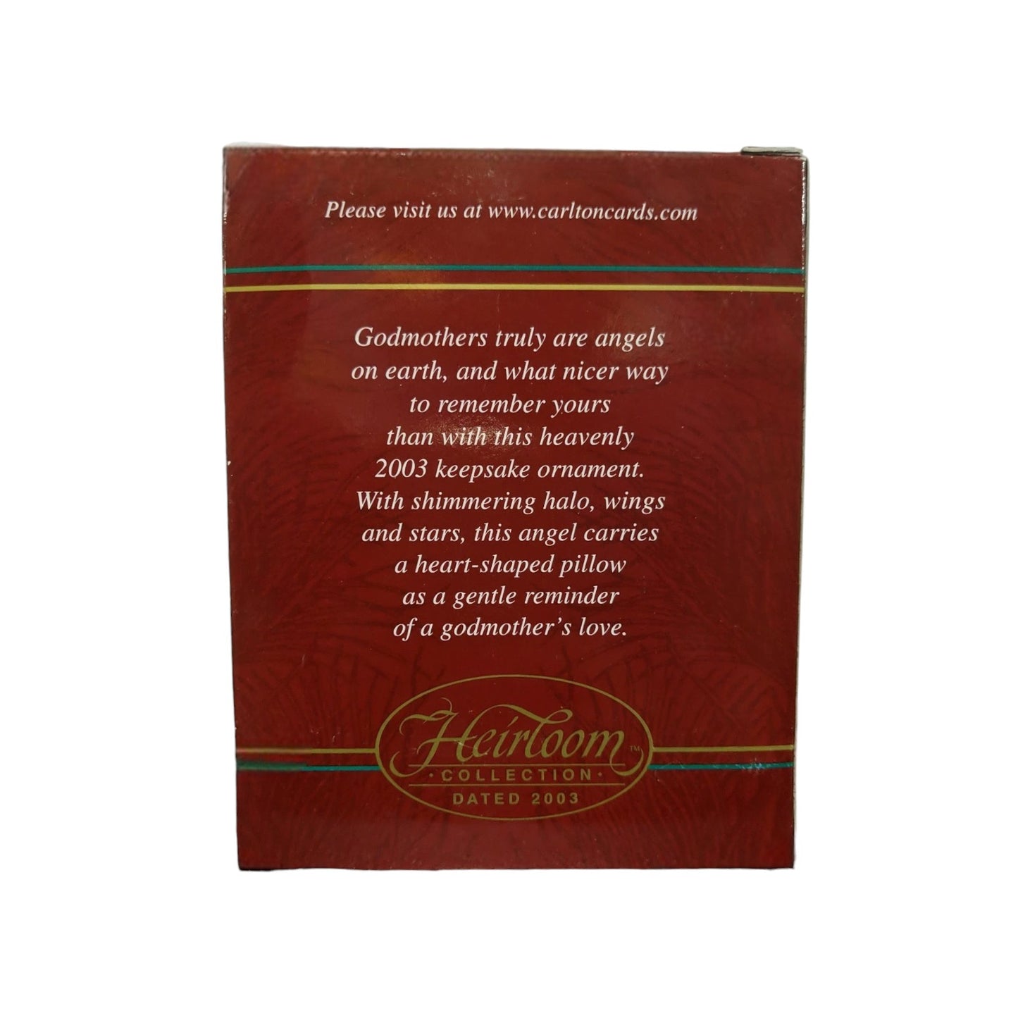 2002 Godmother Carlton Cards Ornaments (Family) CXOR-046G Image4
