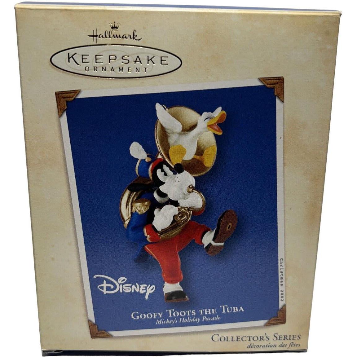 2002 Goofy Toots the Tuba Hallmark Ornament (Mickey's Holiday Parade) QXD4903