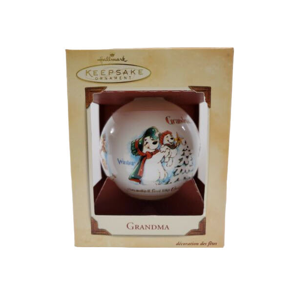2002 Grandma Hallmark Ornament (Blown Glass) QX8676