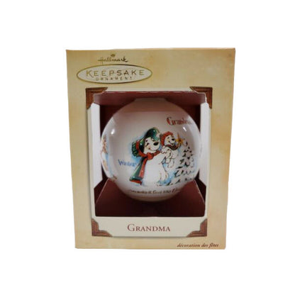 2002 Grandma Hallmark Ornament (Blown Glass) QX8676