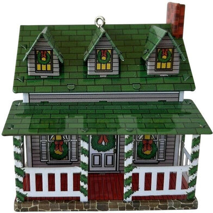 2002 GrandMother's House And Covered Bridge Hallmark Ornament (Town and Country) QX8156