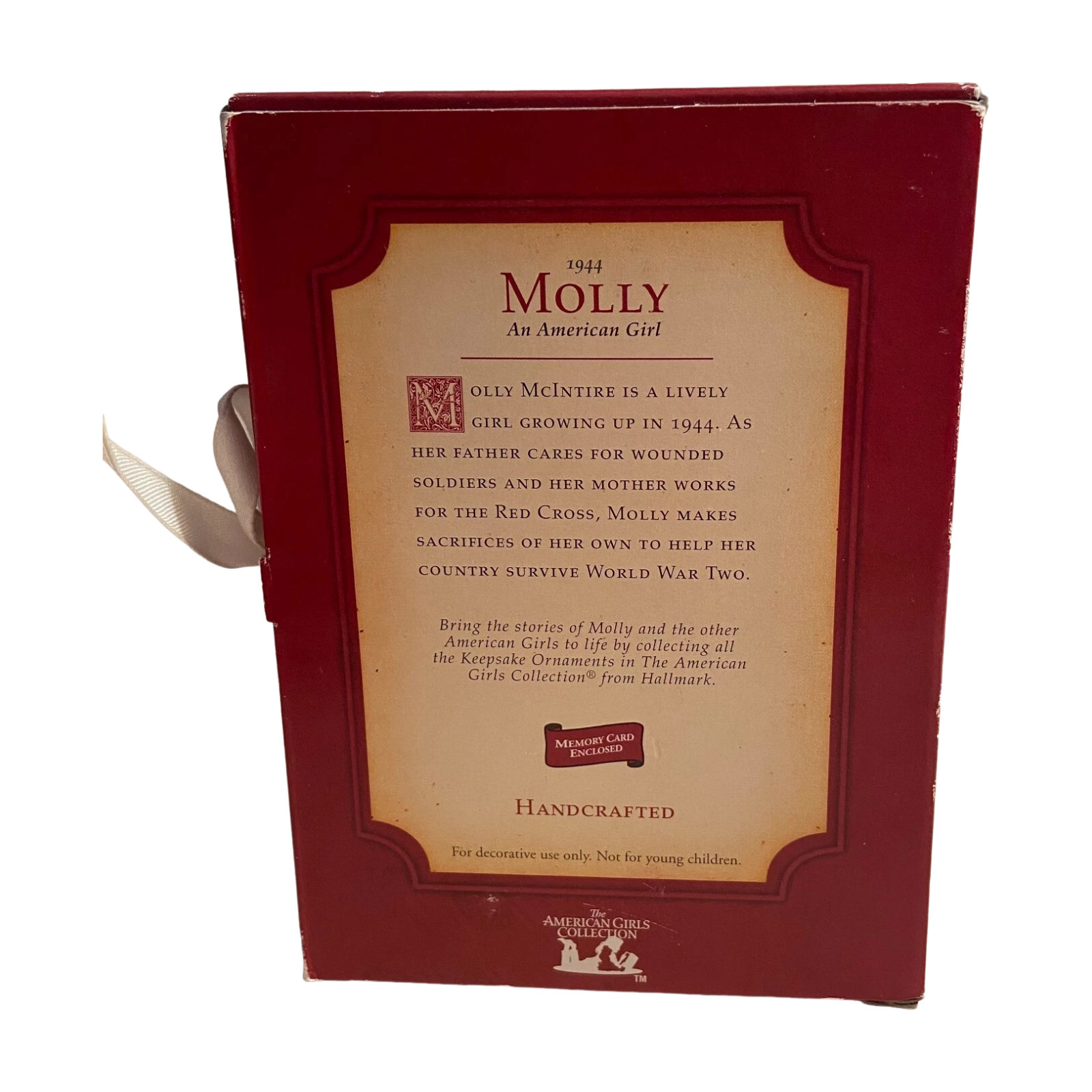 2002 Hallmark Ornament (1944) Molly an American Girl Hallmark Ornament (The American Girls Collection) QAC6409 Image8