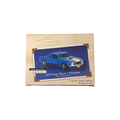 2002 Hallmark Ornament (1970) Ford Mach I Mustang Hallmark Ornament (Classics American Cars) QX8073 Image2
