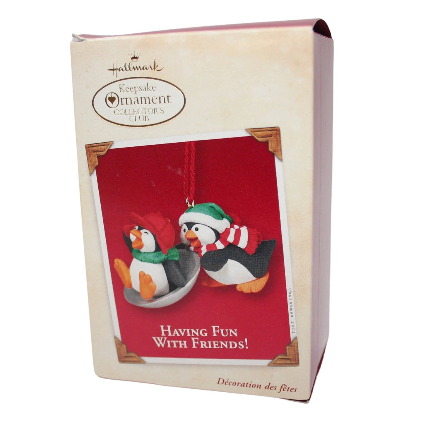 2002 Having Fun With Friends! Hallmark Ornament (Penguin Pal) QXC4553