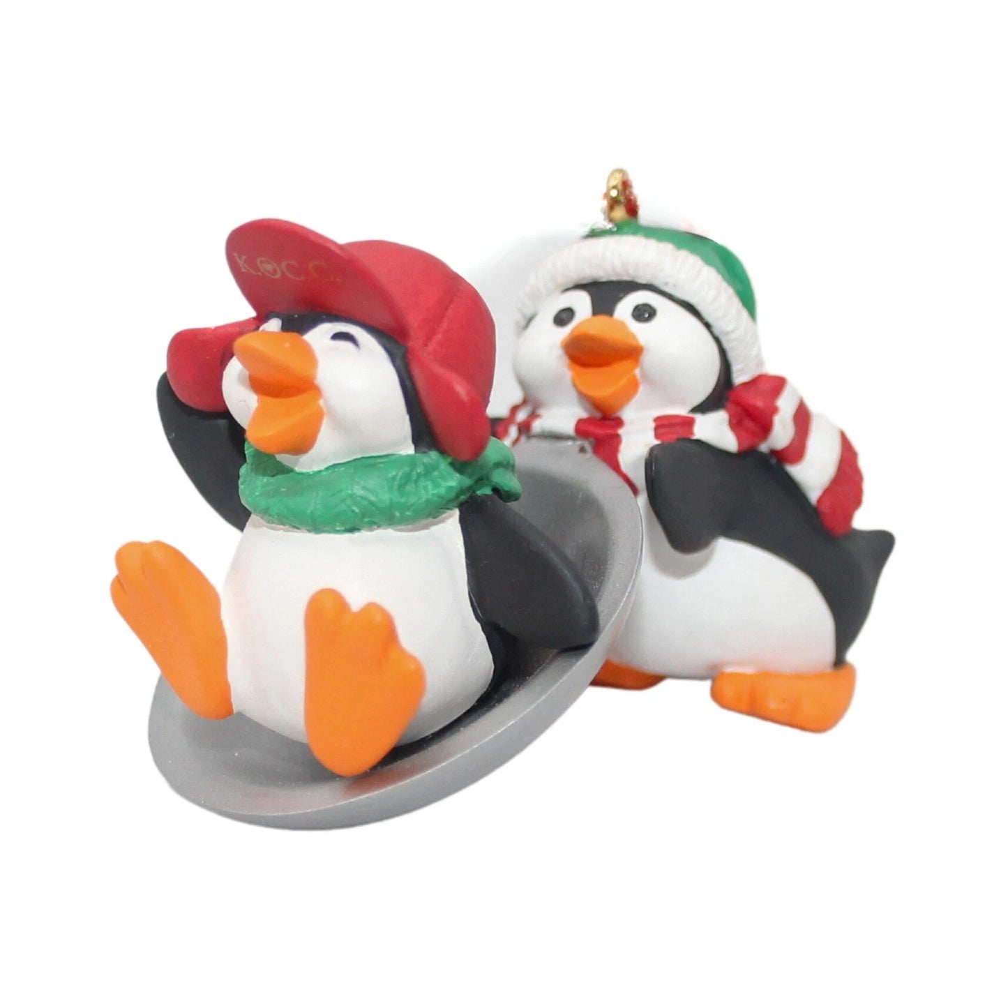 2002 Having Fun With Friends! Hallmark Ornament (Penguin Pal) QXC4553
