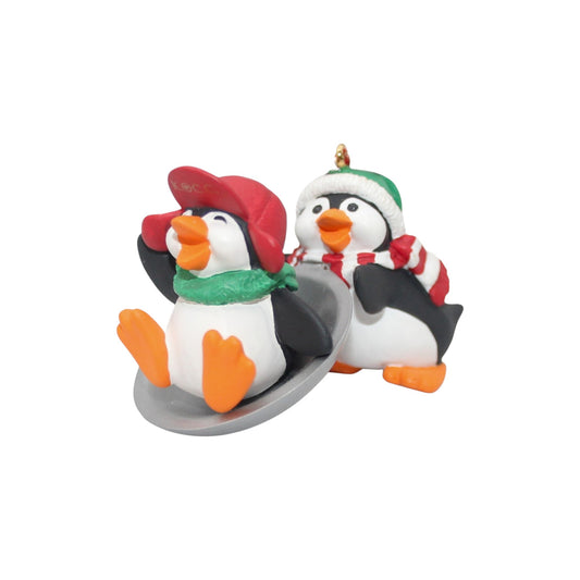2002 Having Fun With Friends! Hallmark Ornament (Penguin Pal) QXC4553 Image1