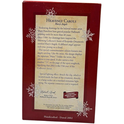 2002 Heavenly Carols Hallmark Ornament (Mary's Angels) QXI7713