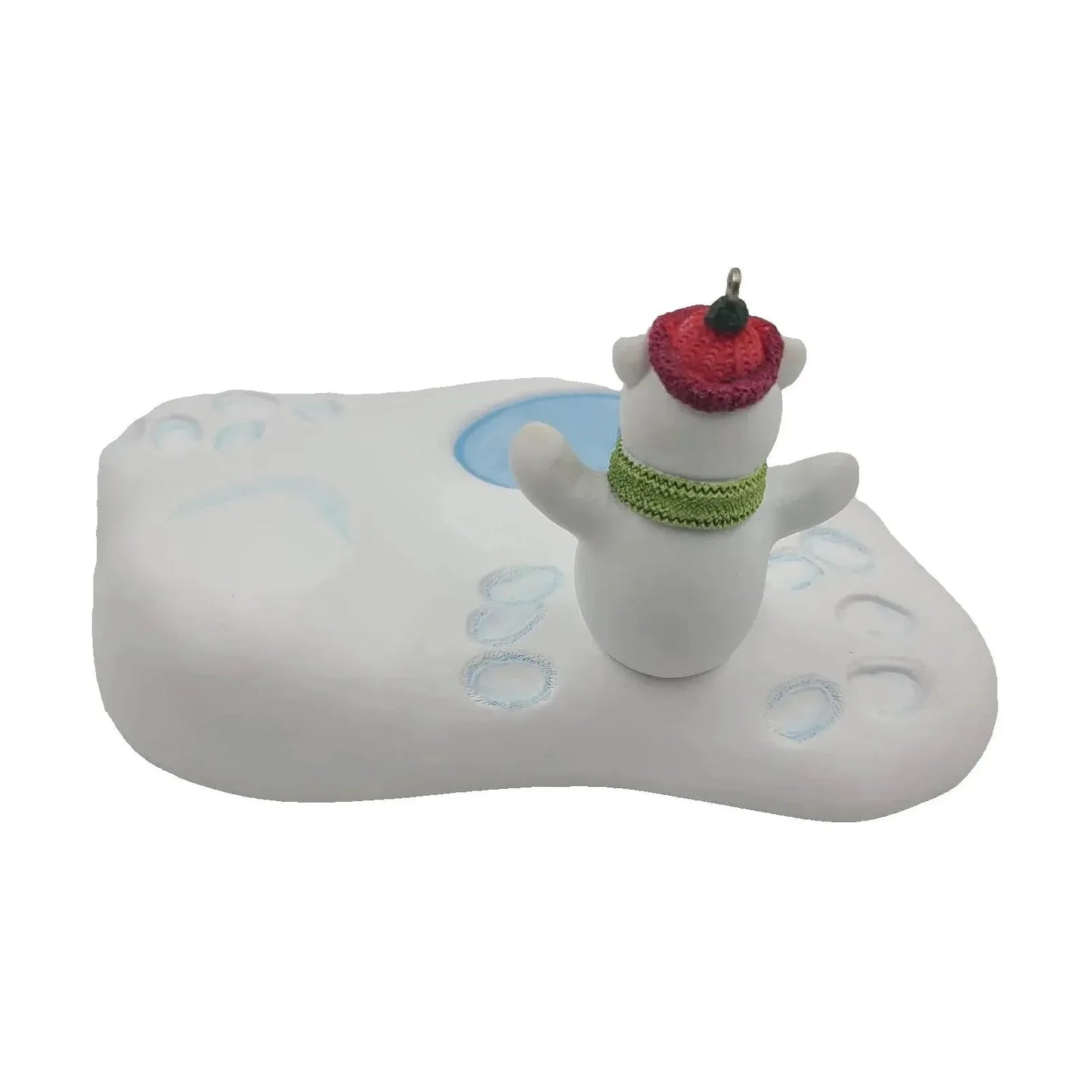 2002 Hollyday Hill Display Base Hallmark Ornament (Snow Cub Club) QRP4683 Image3
