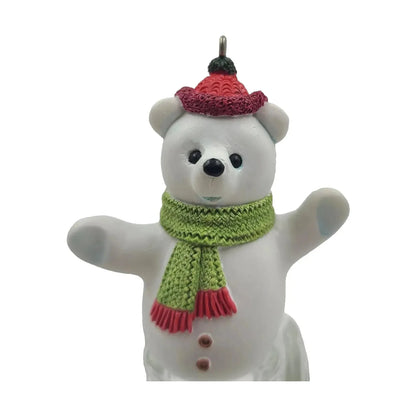 2002 Hollyday Hill Display Base Hallmark Ornament (Snow Cub Club) QRP4683 Image4