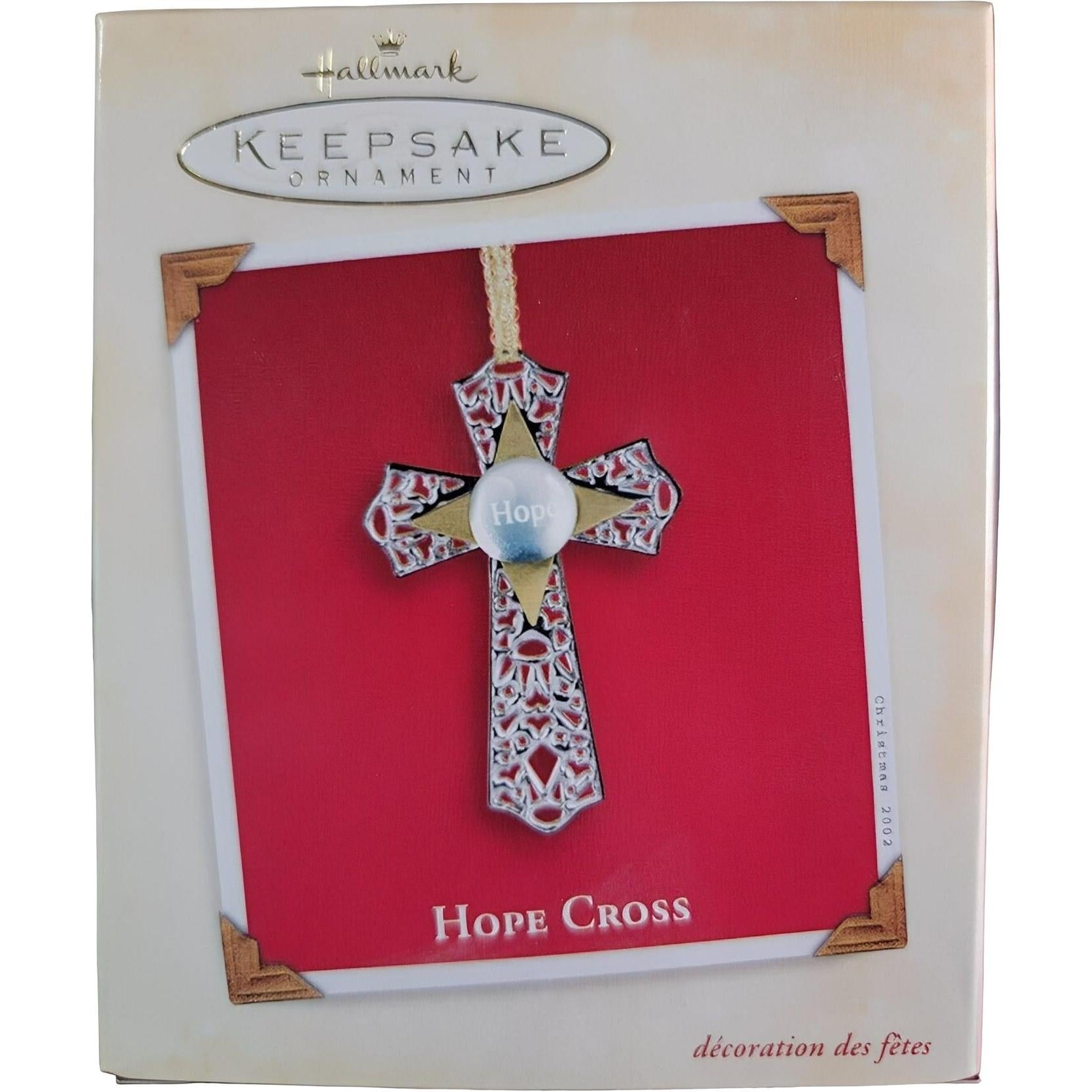 2002 Hope Cross Hallmark Ornament (Cross) QX8886