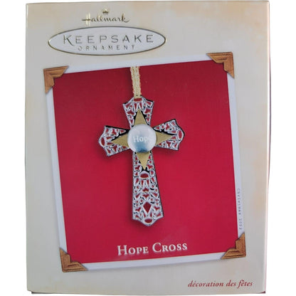 2002 Hope Cross Hallmark Ornament (Cross) QX8886