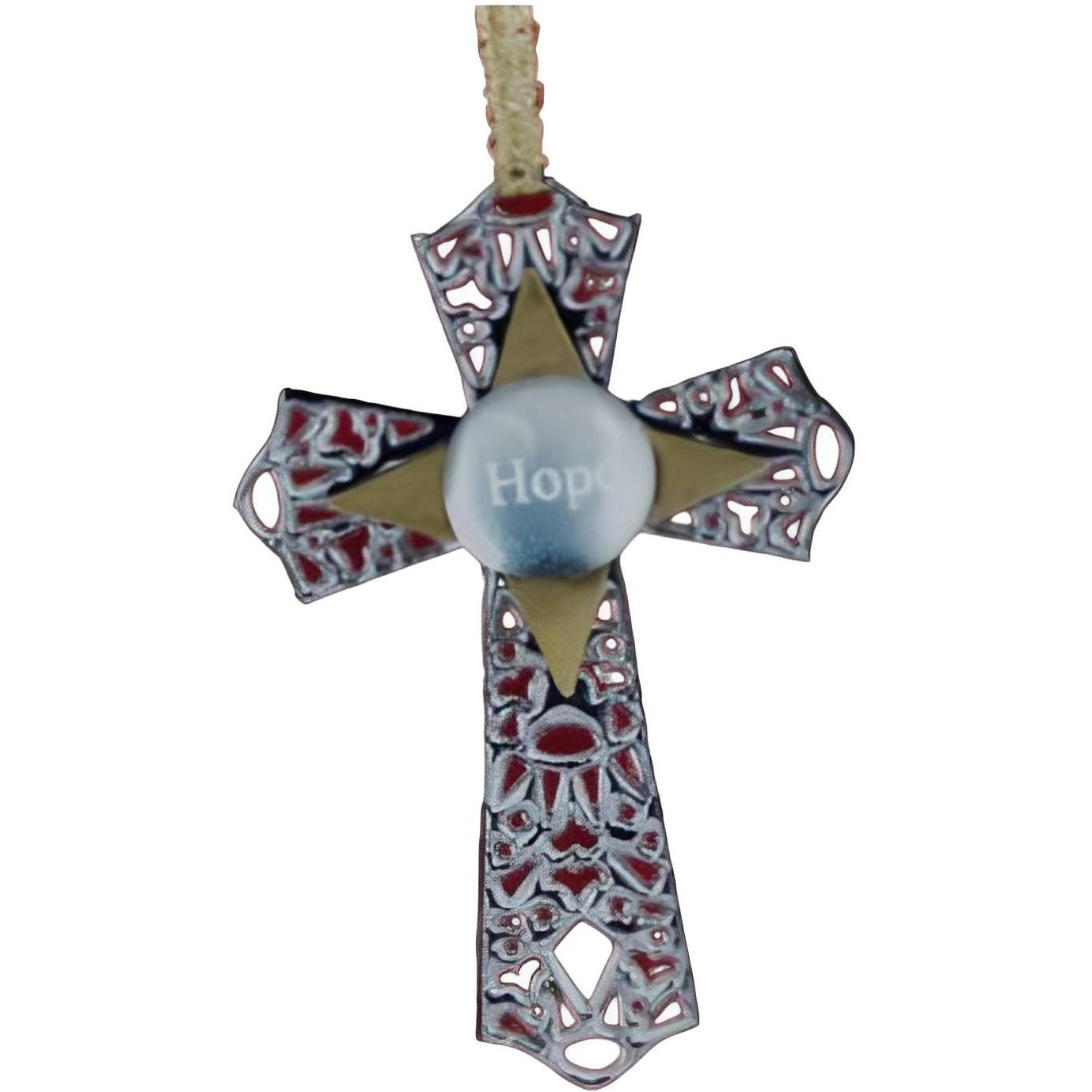 2002 Hope Cross Hallmark Ornament (Cross) QX8886