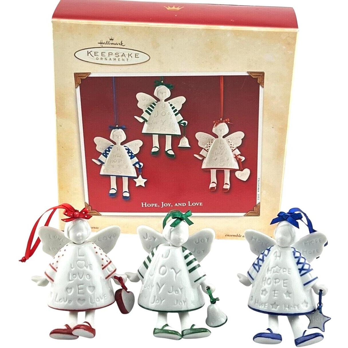 2002 Hope, Joy, and Love Hallmark Ornament (Angel) QX8433