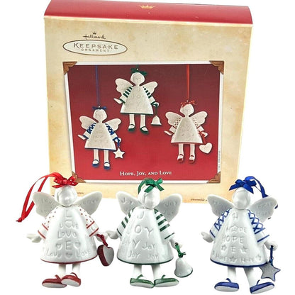 2002 Hope, Joy, and Love Hallmark Ornament (Angel) QX8433