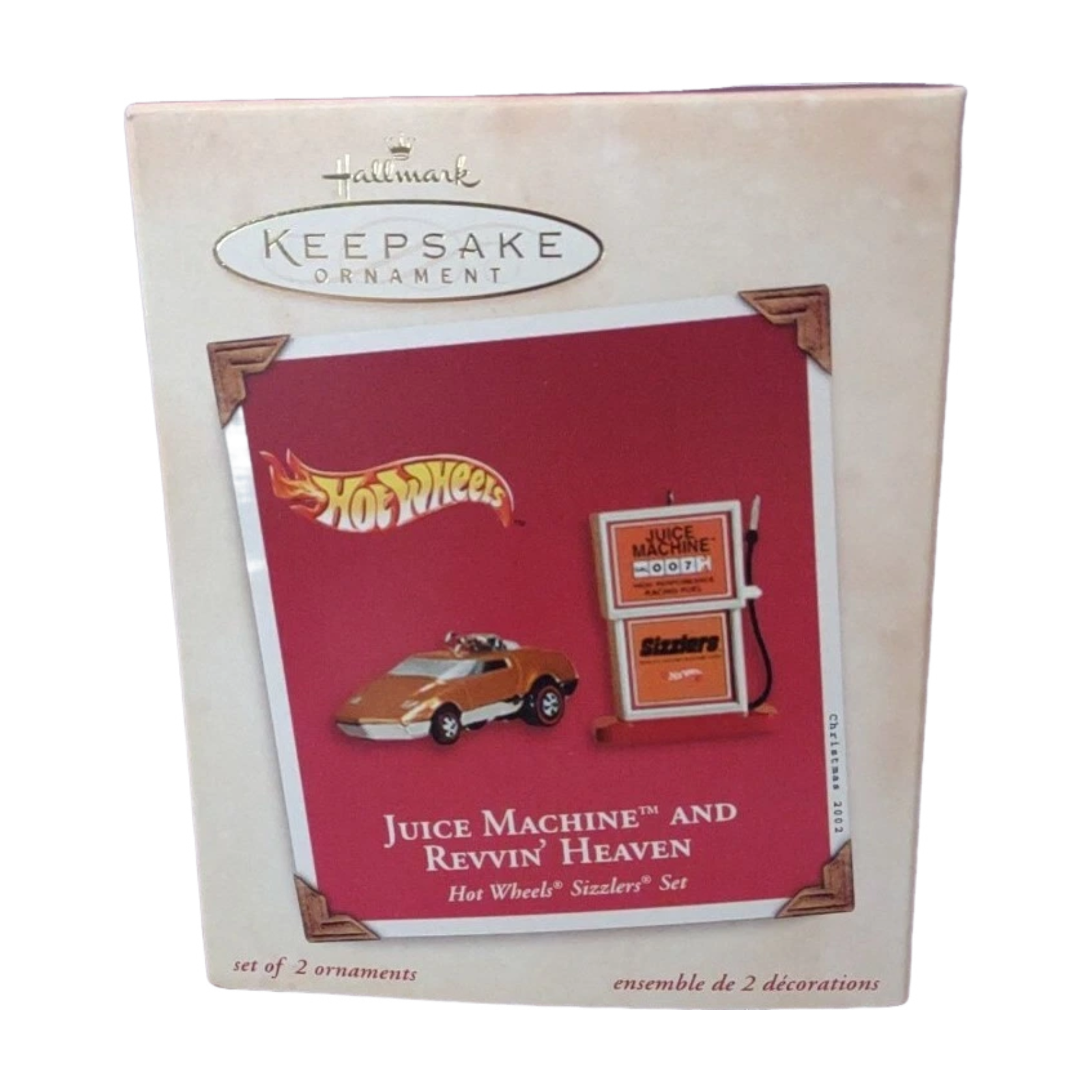 2002 Hot Wheels Sizzlers Hallmark Ornament (Hot Wheels) QX8236 Image2