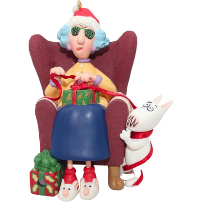 2002 I Don't Do Jolly! Hallmark Ornament (Maxine) QX2806